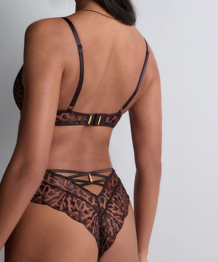 Aubade Crazy In Love Beha met Dubbele Beugel - Satijn Bruin Aubade Crazy In Love Beha met Dubbele Beugel - Satijn Bruin