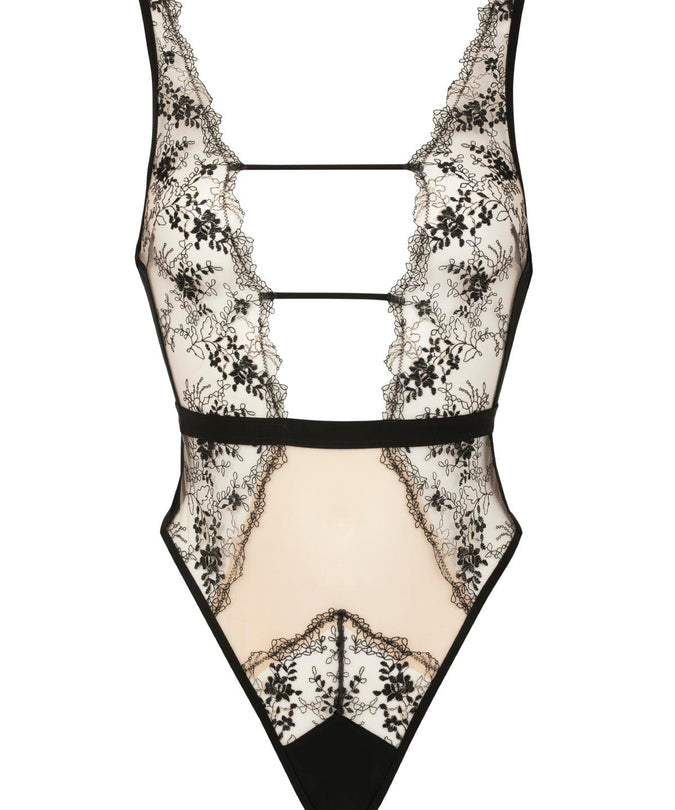 Atelier Amour – Après Minuit bodysuit - Zwart