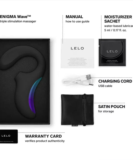 Pleasure nummer 20 van LELO: ENIGMA Wave Black - Sonische vibrator Pleasure nummer 20 van LELO: ENIGMA Wave Black - Sonische vibrator
