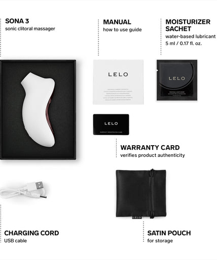 Pleasure nummer 25 van LELO: SONA 3 Wit - Sonische stimulator Pleasure nummer 25 van LELO: SONA 3 Wit - Sonische stimulator