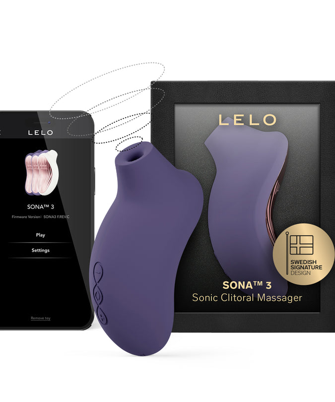 Pleasure Number 24 by LELO: SONA 3 Cruise Plum - Sonic Stimulator