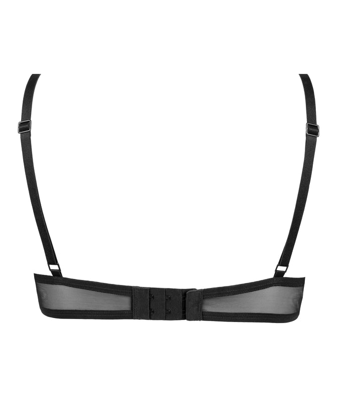 Atelier Amour – Dernier Frisson Beugelbeha Triangle - Zwart & Rood