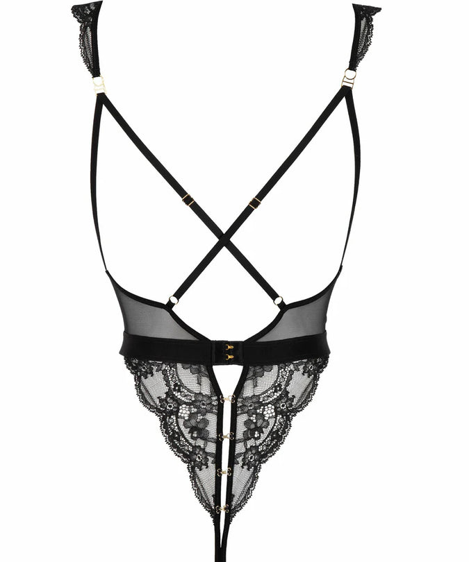 Atelier Amour Evasion Sensuelle Bodysuit – Zwart