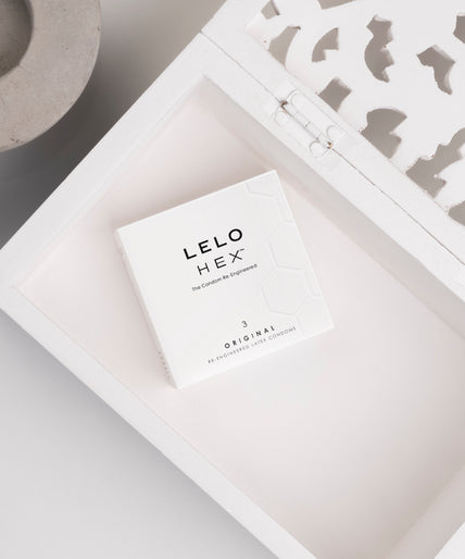 Pleasure nummer 18 van LELO: HEX condooms, originele verpakking van 36 stuks. Pleasure nummer 18 van LELO: HEX condooms, originele verpakking van 36 stuks.