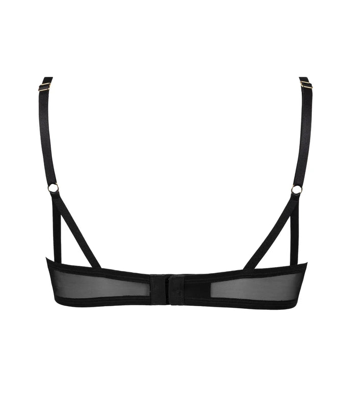Atelier Amour Fleur Défendue Driehoekbeha met beugel – Zwart