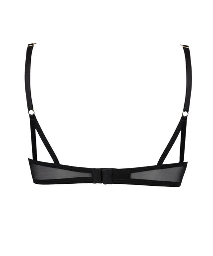 Atelier Amour Fleur Défendue Halve Cup Bh - Zwart Atelier Amour Fleur Défendue Halve Cup Bh - Zwart