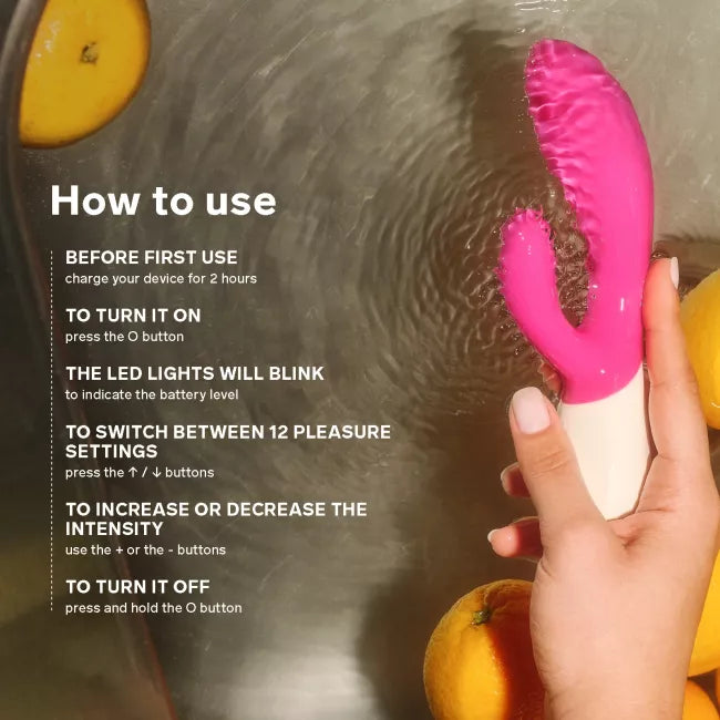 Pleasure nummer 22 van LELO: Ina Wave 2 Pruim - Rabbit Vibrator