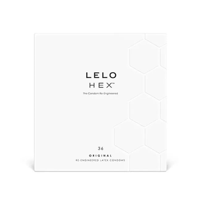 Pleasure nummer 18 van LELO: HEX condooms, originele verpakking van 36 stuks.