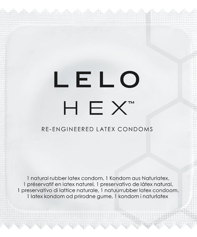 Pleasure nummer 18 van LELO: HEX condooms, originele verpakking van 36 stuks.