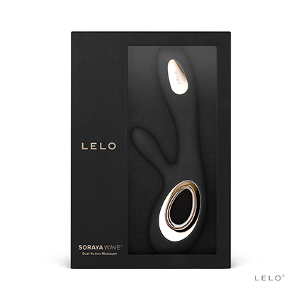 Pleasure nummer 23 van LELO: Soraya Wave Black - Rabbit Vibrator