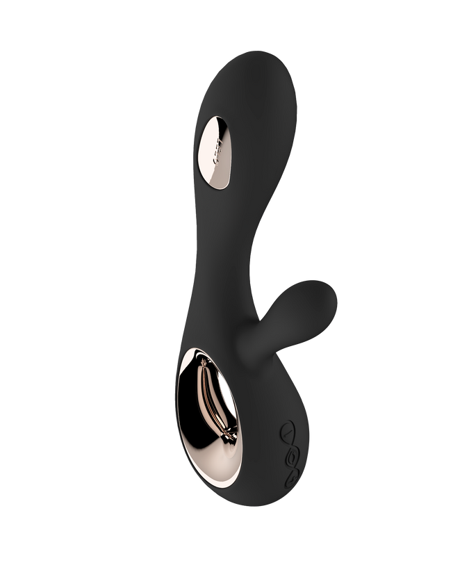 Pleasure nummer 23 van LELO: Soraya Wave Black - Rabbit Vibrator