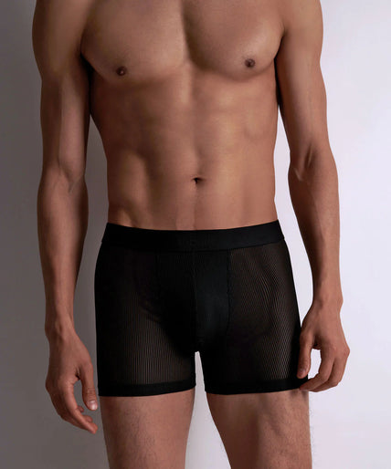 Aubade Heren Boxershort – Strepen in Zwart Aubade Heren Boxershort – Strepen in Zwart