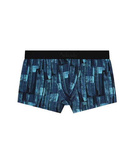 Aubade Heren Boxershort – in Denim Blue Print Aubade Heren Boxershort – in Denim Blue Print