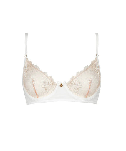 Atelier Amour – Après Minuit Halve Cup Bh - Ivoor Atelier Amour Après Minuit Half Cup Bra - Ivory - Pleasurements