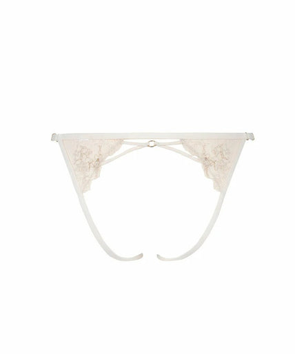 Atelier Amour – Après Minuit Open Slip - Ivoor Atelier Amour Après Minuit Open Brief - Ivory - Pleasurements