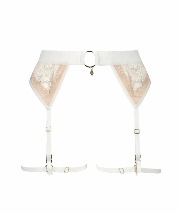 Atelier Amour Après Minuit Suspender - Ivory - Pleasurements