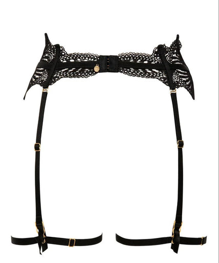 Atelier Amour Jarretelgordel Enlace Moi - Zwart Atelier Amour Enlace Moi Suspender Belt - Black - Pleasurements