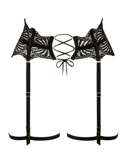 Atelier Amour Jarretelgordel Enlace Moi - Zwart Atelier Amour Enlace Moi Suspender Belt - Black - Pleasurements