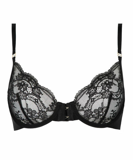 Atelier Amour Evasion Sensuelle Half Cup BH – zwart Atelier Amour Evasion Sensuelle Half cup Bra - Black - Pleasurements