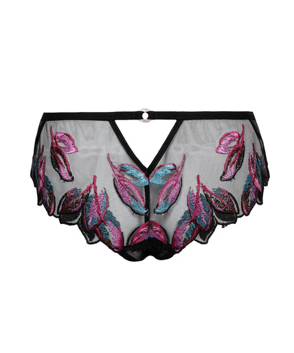 Atelier Amour – Oiseau de Paradis Knicker - Zwart Atelier Amour – Oiseau de Paradis Knicker - Zwart