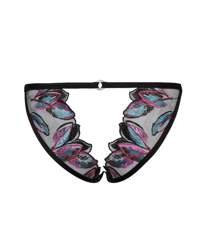 Atelier Amour Oiseau de Paradis Open Brief – Flowered - Pleasurements