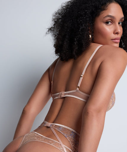 Aubade Sound of Heart Underwired Half Cup Beha - Goud Aubade Sound of Heart Underwired Half Cup Bra - Pleasurements