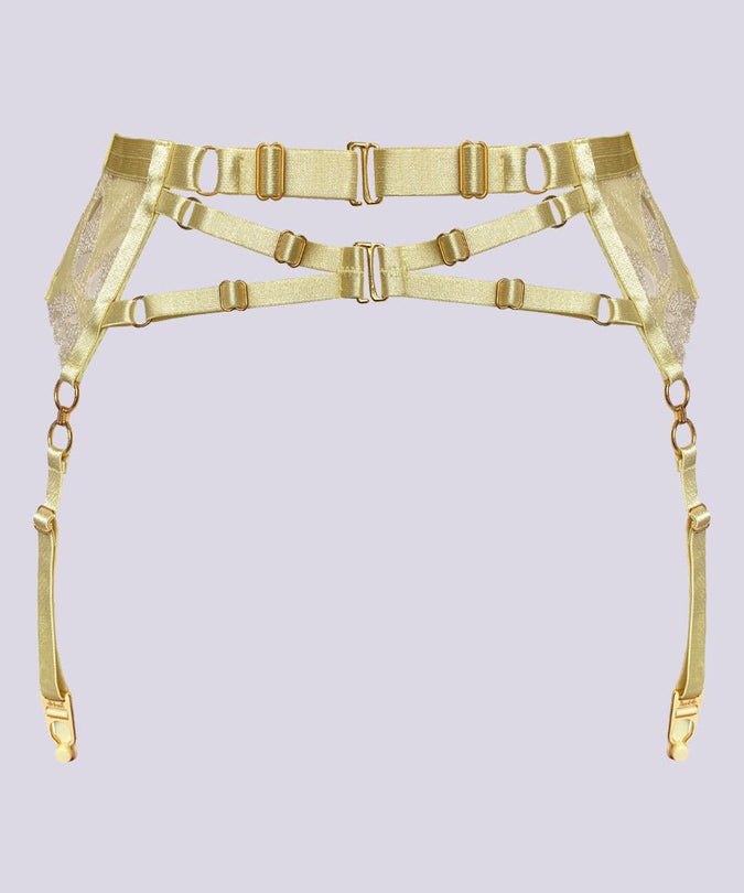Bordelle Alta Suspender Lemon - Pleasurements