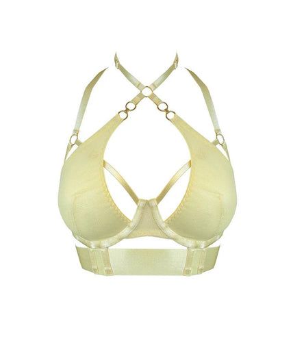 Bordelle Cadi Bodice Bra Lemon Bordelle Cadi Bodice Bra Lemon - Pleasurements