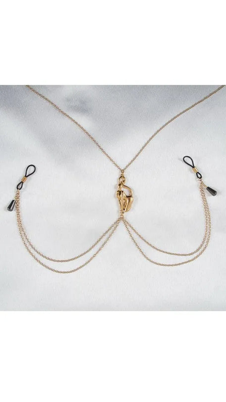 Sylvie Monthulé Gouden Borstketting Catwoman