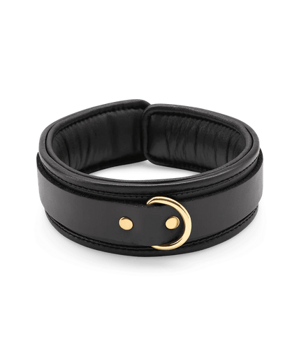 Black Leather Collar Coco de Mer Black Leather Collar - Pleasurements