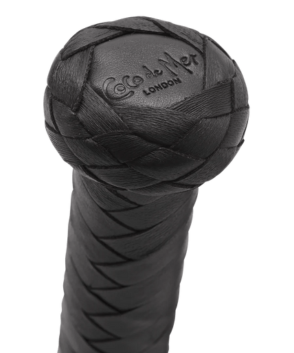 Black Leather Flogger Coco de Mer Black Leather Flogger Large - Pleasurements
