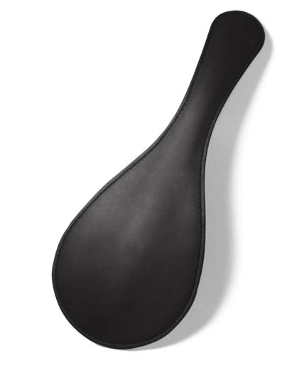 Black Leather Round Paddle Coco de Mer Black Leather Round Paddle - Pleasurements