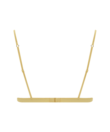 Fiorella Soft Cup Triangle Bra Goud Coco de Mer Fiorella Thong Gold - Pleasurements