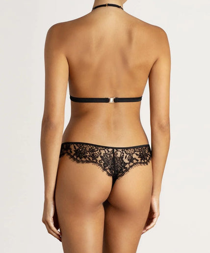 Hera Thong Coco de Mer Hera Thong in Black - Pleasurements