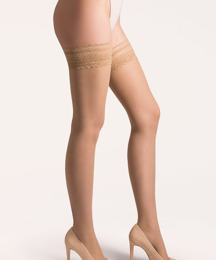 Gabriella in Love Hold Ups Caroline Naturale Gabriella in Love Hold Ups Caroline Natural - Pleasurements