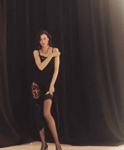 Gabriella Sensual Hold Ups Lovia Beige Gabriella Sensual Hold Ups Lovia Beige - Pleasurements