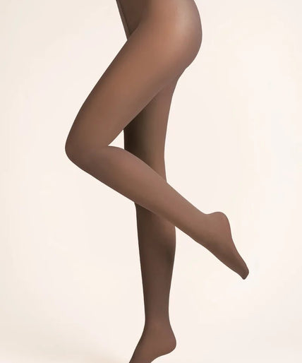 Gabriella Hold ups Stockings 15 den Plus Size Choco Gabriella Tights Microfibre Plus Size 60 den Choco - Pleasurements
