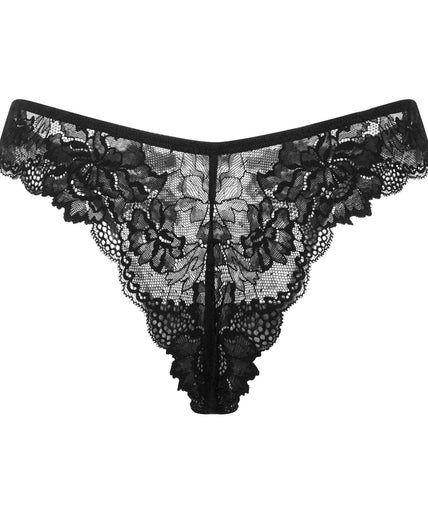 Heavenly String Zwart Heavenly Thong Black - Pleasurements