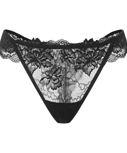 Heavenly String Zwart Heavenly Thong Black - Pleasurements