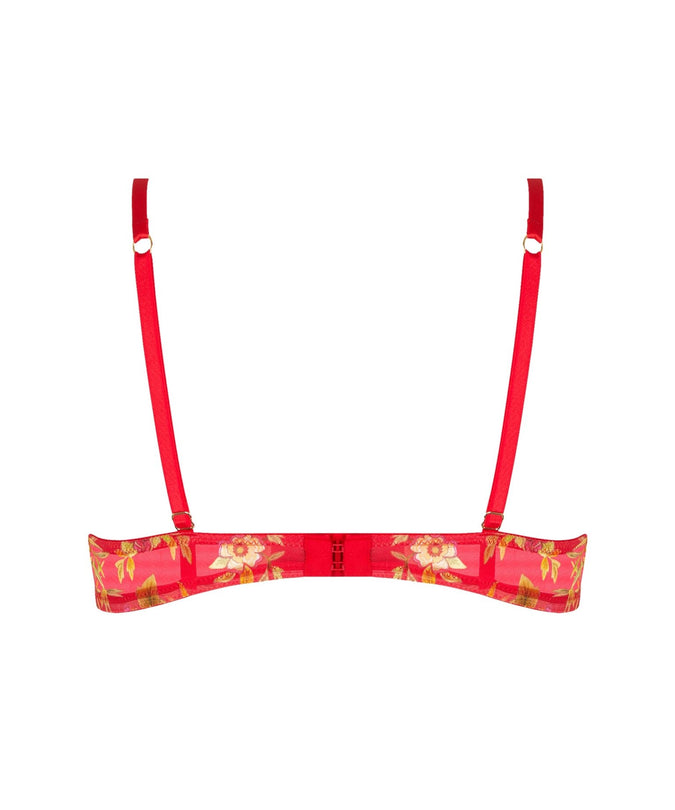 Lise Charmel Balconette Bra Foret Rubis (Beautiful ruby red) - Pleasurements