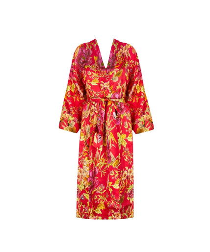 Kimono Foret Rubis (prachtig robijnrood) Lise Charmel Kimono Foret Rubis (Beautiful ruby red) - Pleasurements