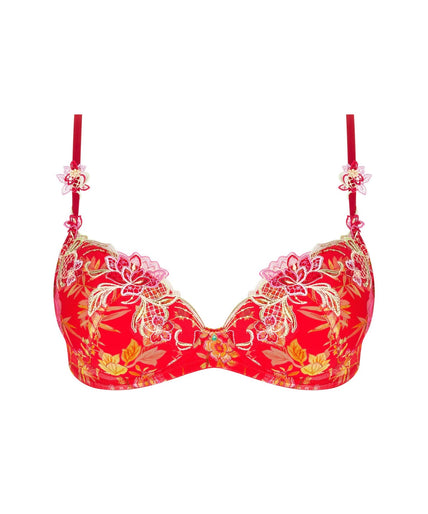 Zacht gevoerde BH Foret Rubis (prachtig robijnrood) Lise Charmel Soft padded Bra Foret Rubis (Beautiful ruby red) - Pleasurements