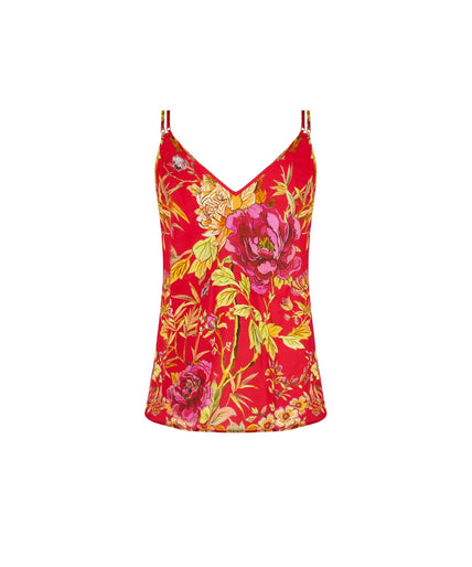 Elegante Top Foret Rubis (prachtig robijnrood) Lise Charmel Top Elegant Foret Rubis (Beautiful ruby red) - Pleasurements