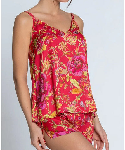 Elegante Top Foret Rubis (prachtig robijnrood) Lise Charmel Top Elegant Foret Rubis (Beautiful ruby red) - Pleasurements