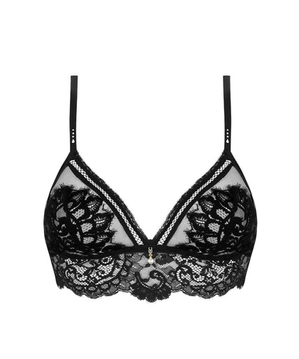 Triangle BH Desirs de Venise Lise Charmel Triangle Bra Desirs de Venise in Seductive Black - Pleasurements