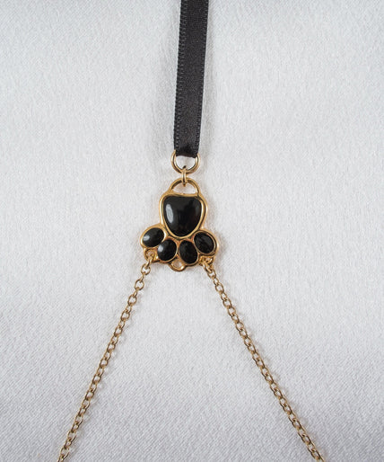 Sylvie Monthulé Juwelen‑Bh Velvet Kattenpootjes Goud Sylvie Monthulé Juwelen‑Bh Velvet Kattenpootjes Goud