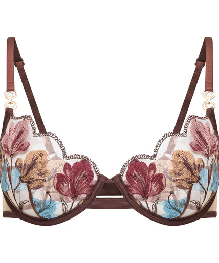 Shikkosa Felix Floreal Underwire BH Shikkosa Felix Macchiato Underwire Bra - Pleasurements