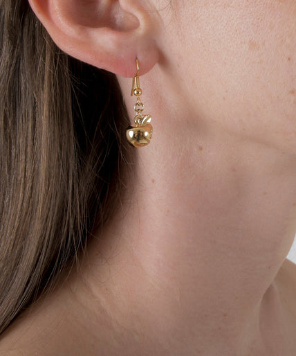 Appel Oorringen van Goud Sylvie Monthulé Apples Design Earrings Gold - Pleasurements