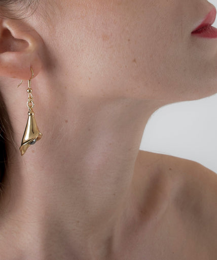 Sylvie Monthulé Arum Design Oorbellen Goud Sylvie Monthulé Arum Design Earrings Gold - Pleasurements