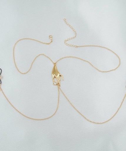 Sylvie Monthulé Borstband met Geheime Streling Design Goud Sylvie Monthulé Breast Collar Secret Caress Design Gold - Pleasurements